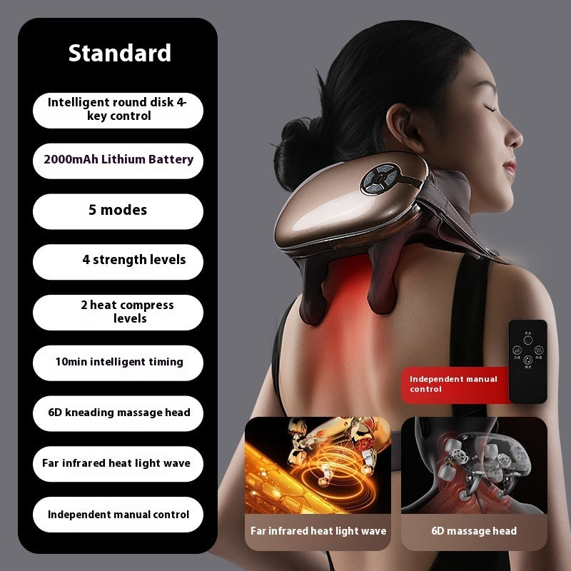 SoothingVoice Knead & Heat Smart Neck Shawl - LauBelle