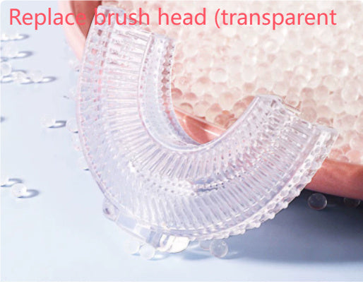 Children'S Electric Toothbrush Food Grade Silicone Oral 360 Degree Automatic Usb Charging Smart Children'S Toothbrush U-Shaped - LauBelle