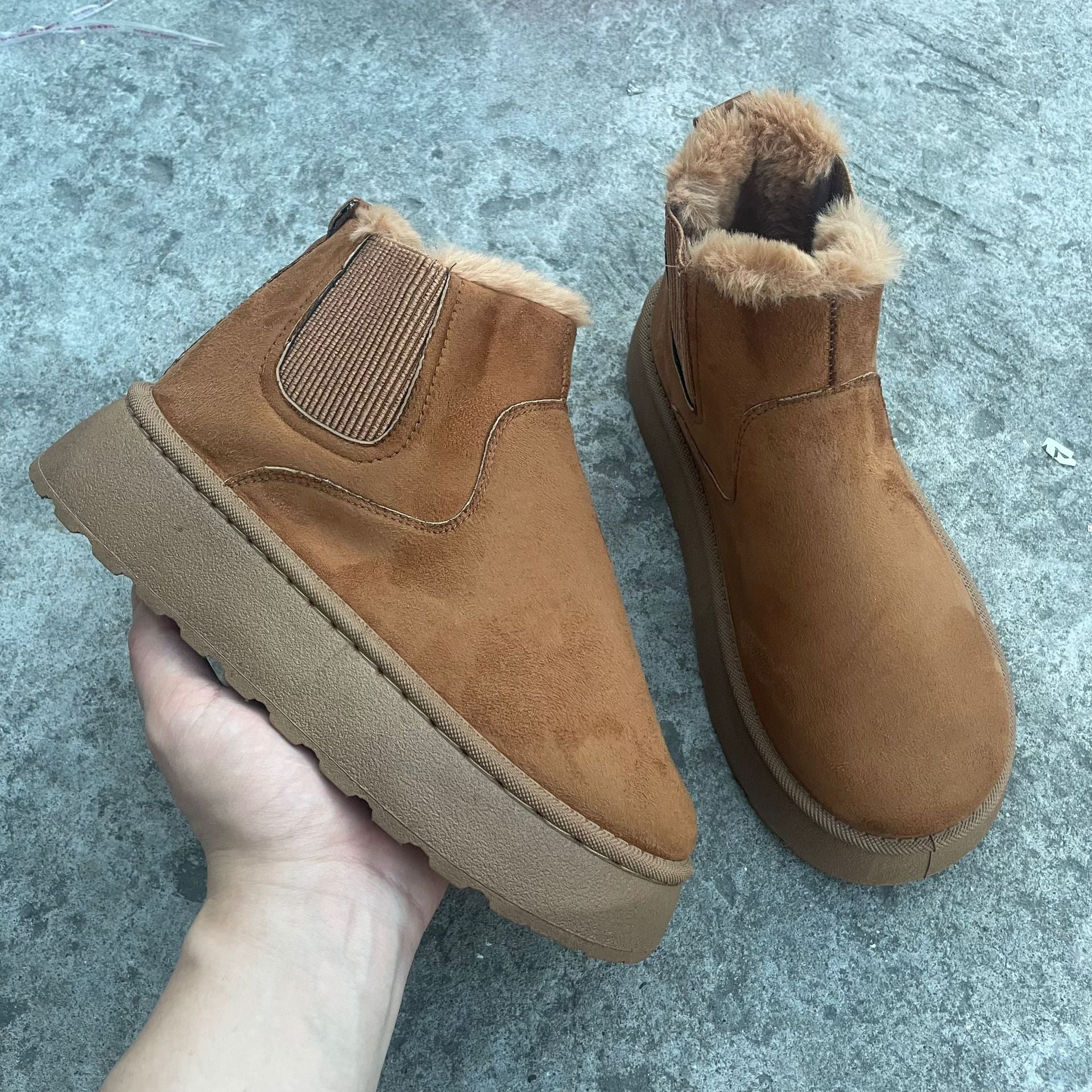 CozyStep Women's Plush Flat Winter Boots - LauBelle