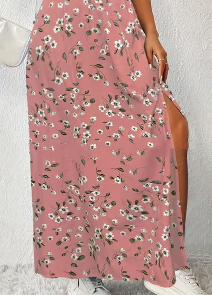 ChicSide Printed Slit Skirt for Women - LauBelle Brand