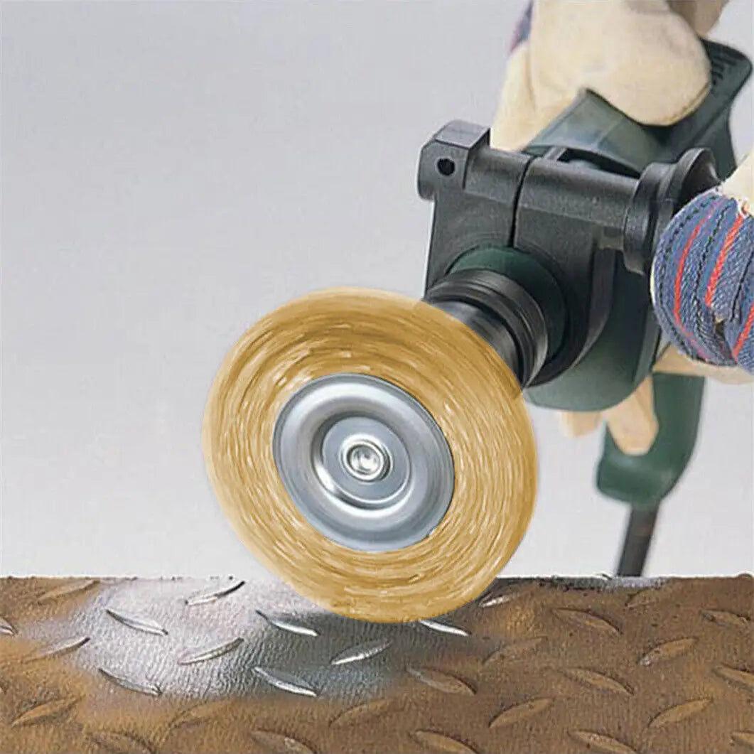 Steel Wire Grinding Brush Set 9 Pieces for Rust and Paint Removal