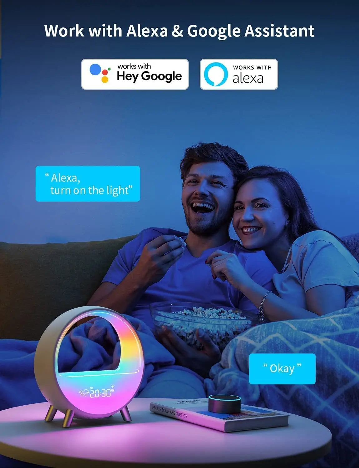 Customizable Sleep and Wake Up Light with App Control
