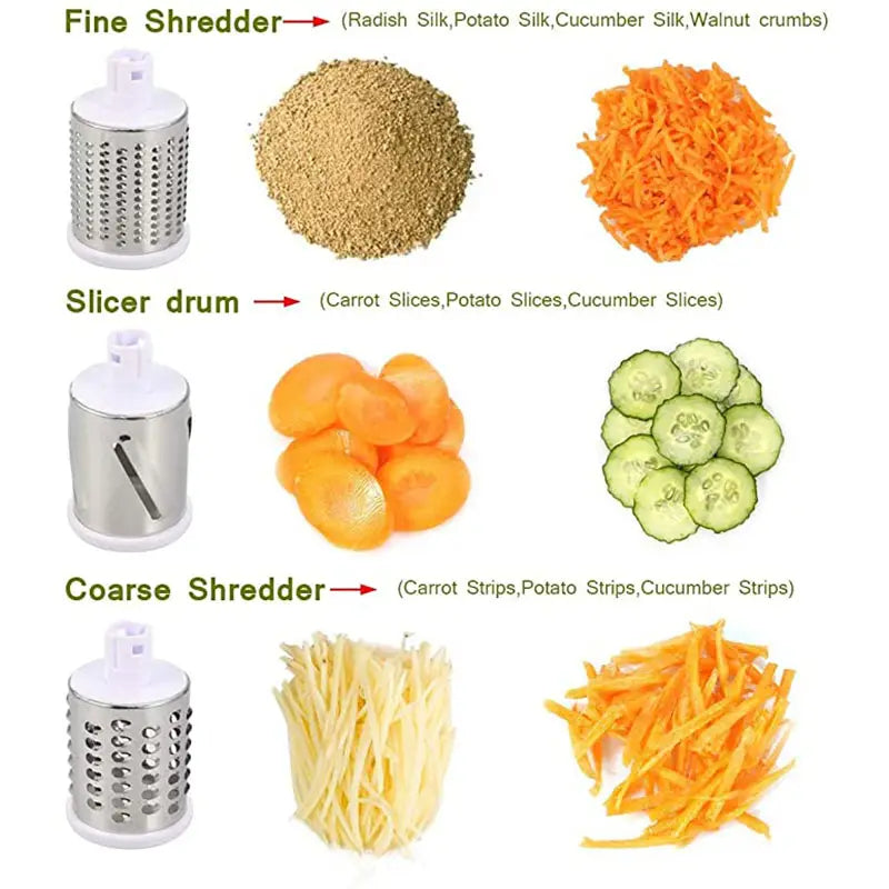 Vegetable Spiralizer for Uniform Curly Fries and Salads