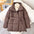 FrostLuxe Plaid Lace-Up Lapel Coat - Women's Fashion - LauBelle Brand
