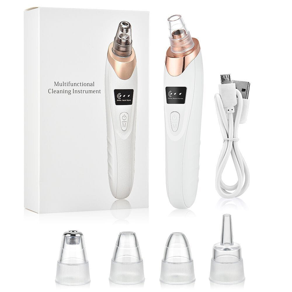 Electric Blackhead Remover and Pore Cleaner with Multiple Probes