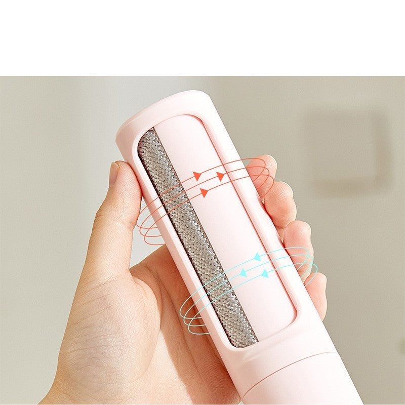 2-1 Reusable Pet Hair Remover Brush Lint Roller Portable Effective Self Cleaning Tool for Cat Dog Fur Hair Dust Removal Brush - LauBelle