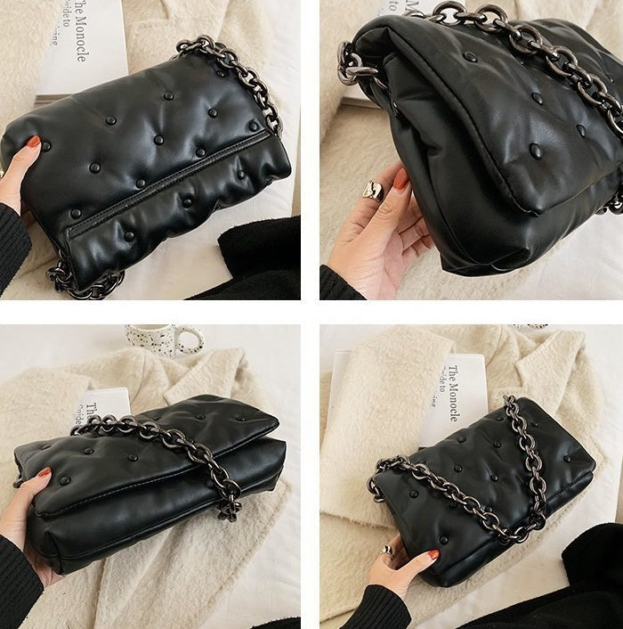 ChicChain Mini Square Shoulder Bag – Simple & Stylish - LauBelle Brand
