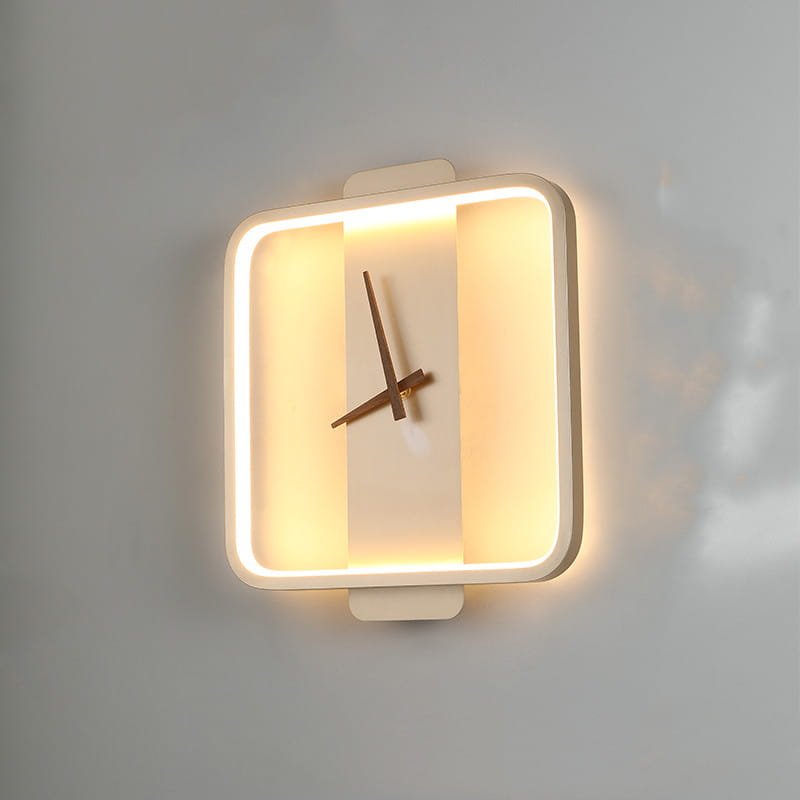 Nordic LED Wall Lamp in Gold or Black Round and Square Styles