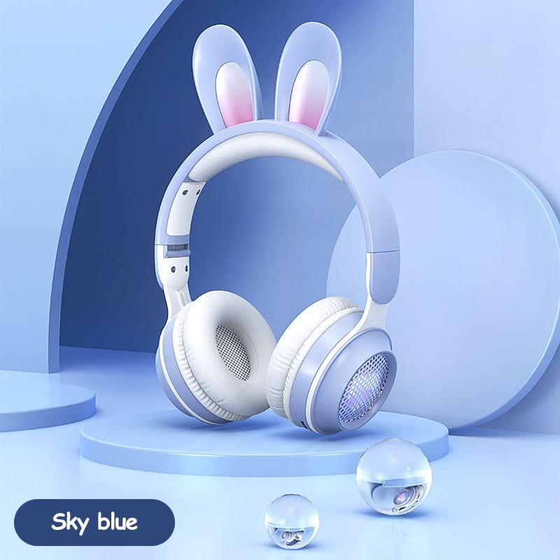 Bluetooth 5.0 Stereo Headphones with Call Function and Battery Display