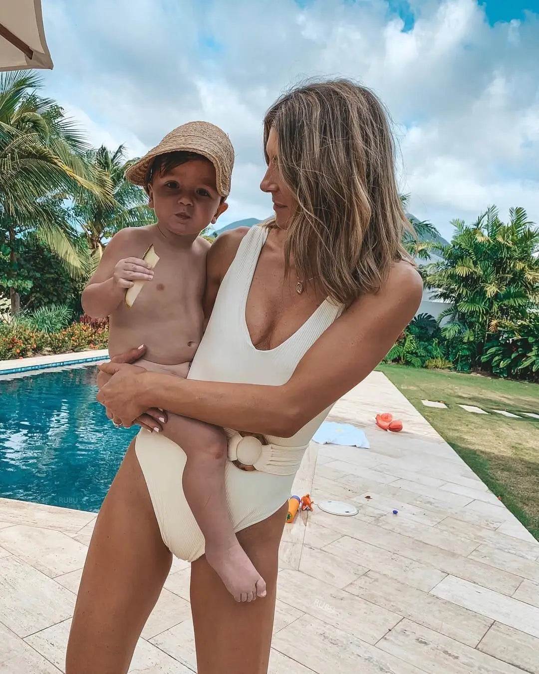 Women White Swimsuit