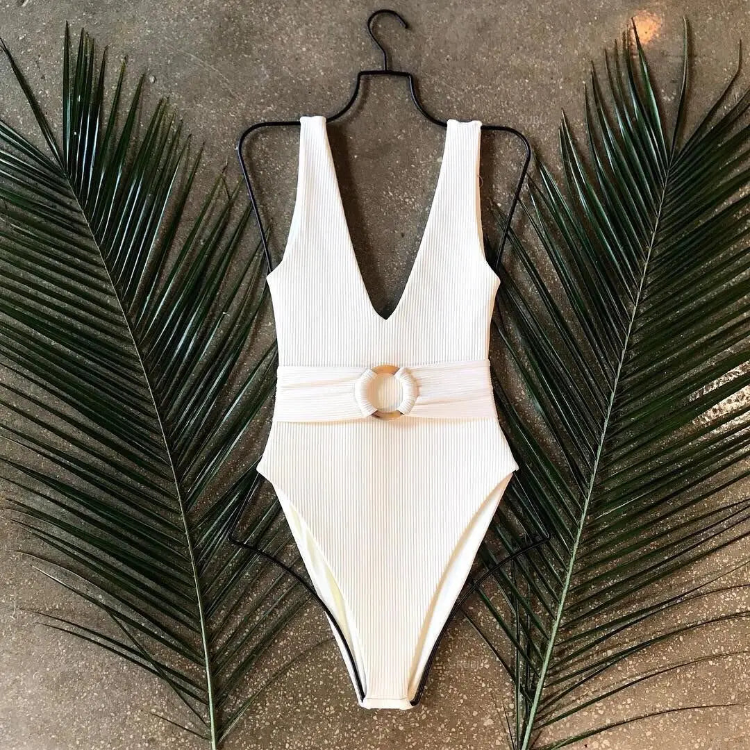 Women White Swimsuit