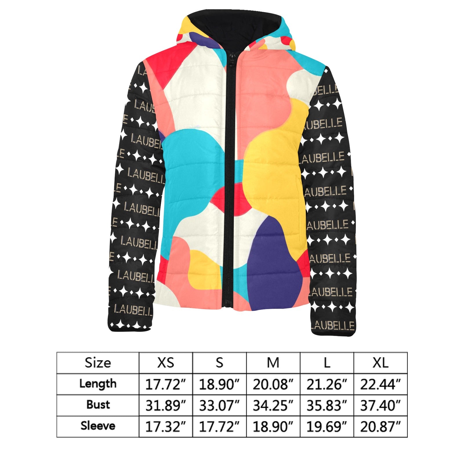 Kids' Padded Hooded Jacket (H45) - LauBelle Brand