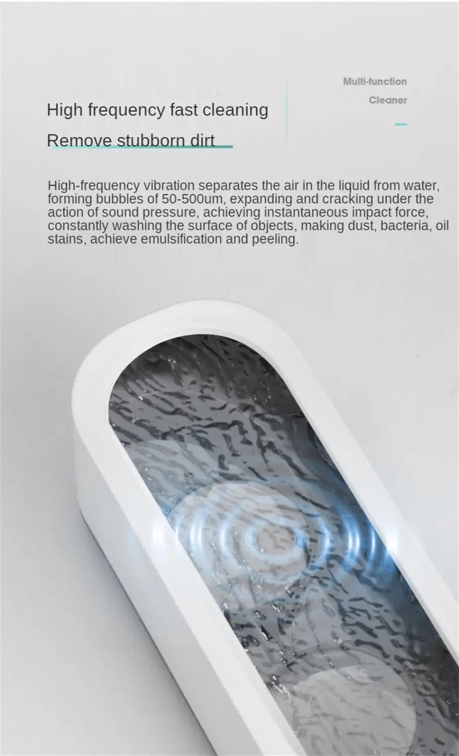 Ultrasonic Jewelry and Accessory Cleaning Machine