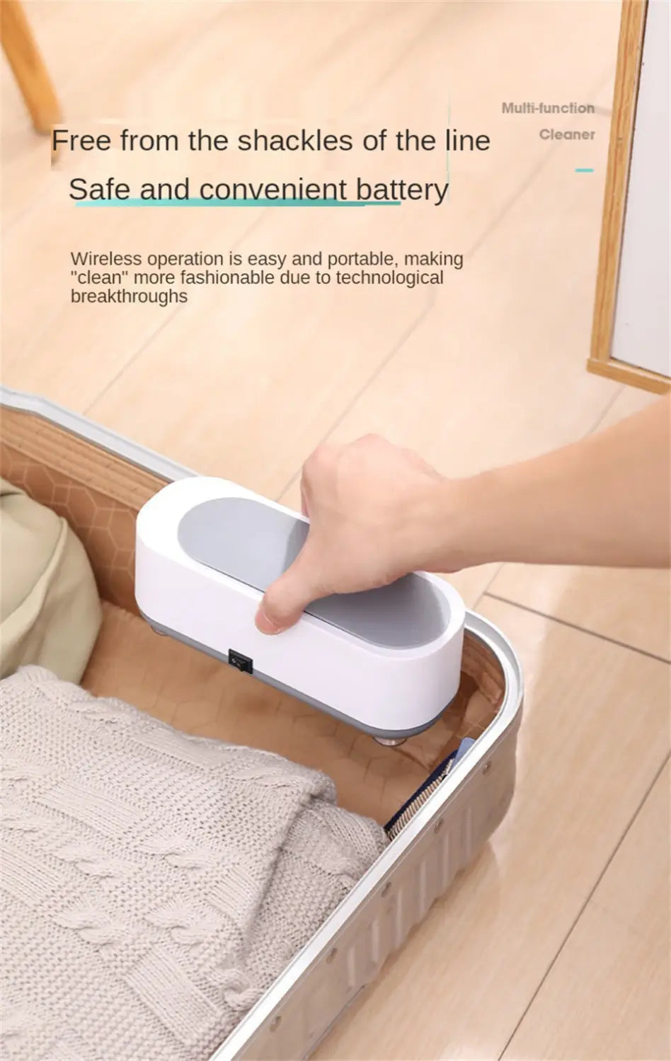 Ultrasonic Jewelry and Accessory Cleaning Machine