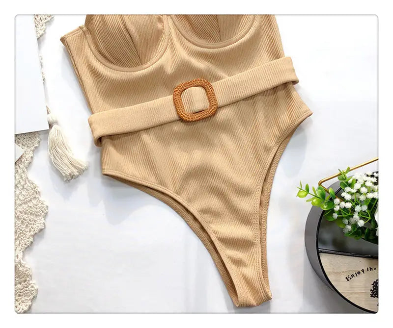 Women’s Solid Color Bikini Swimsuit
