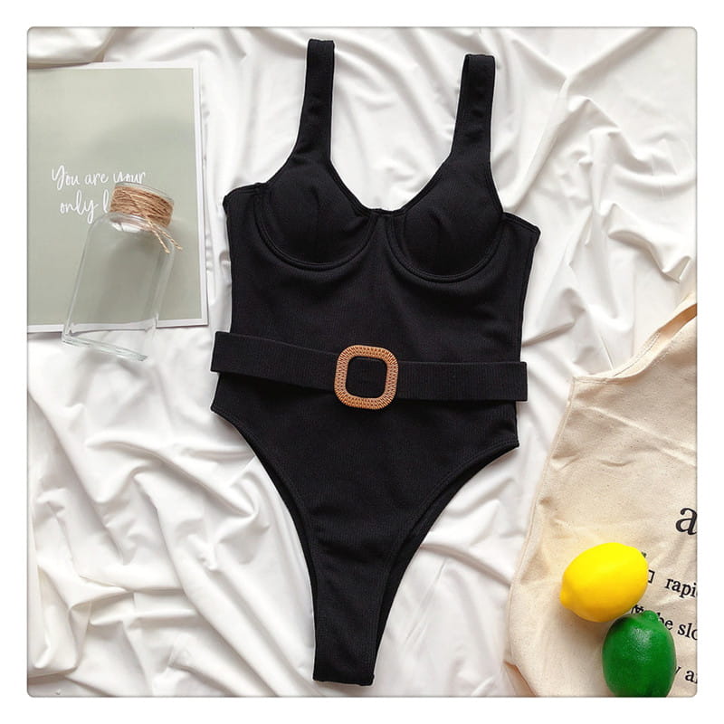 Women’s Solid Color Bikini Swimsuit