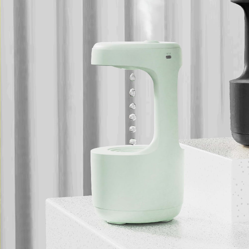 Bedroom Humidifier with Anti Gravity Water Droplets and Ultrasonic Atomization