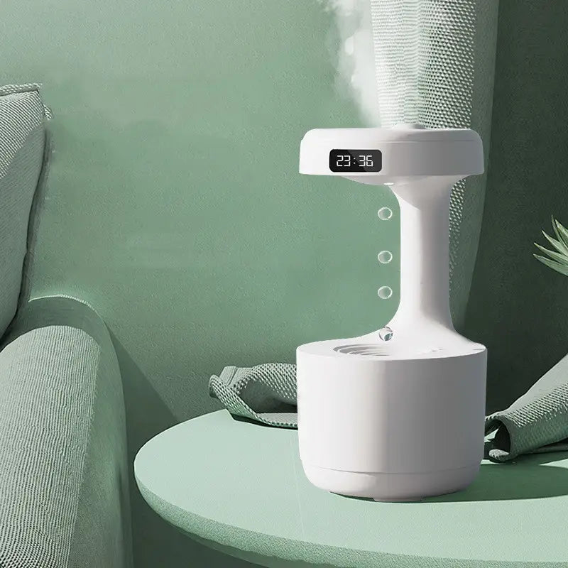 Bedroom Humidifier with Anti Gravity Water Droplets and Ultrasonic Atomization