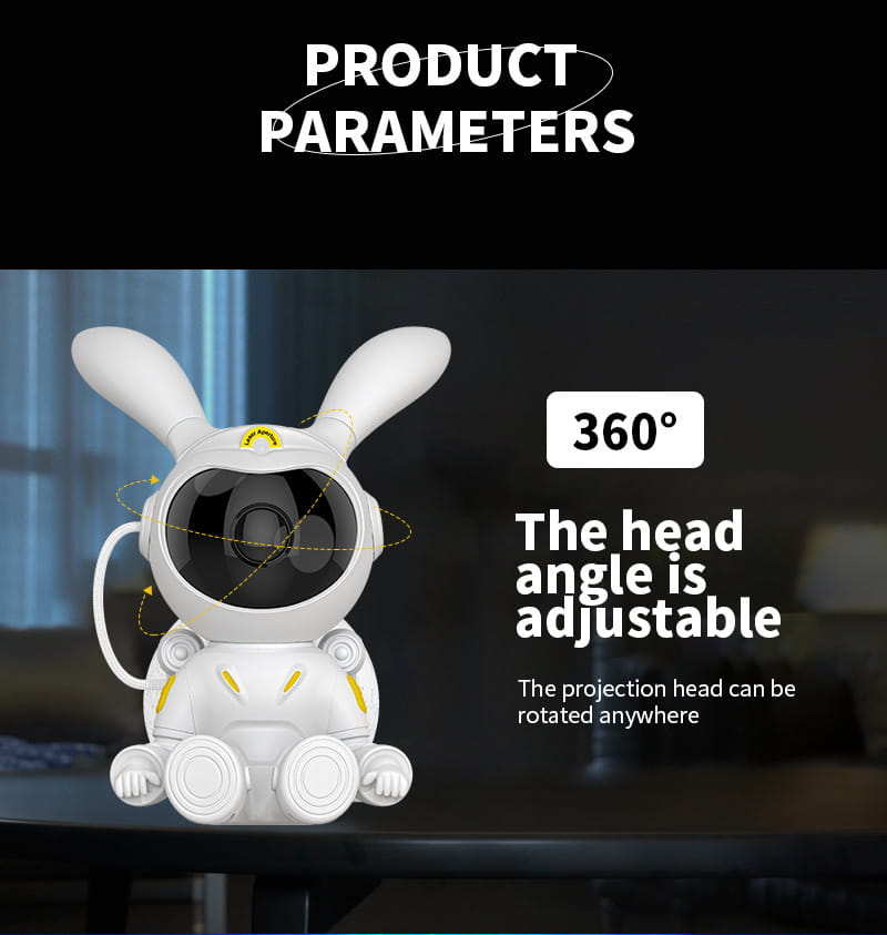 White Space Rabbit Figurine Modern Simplicity Up to 36V