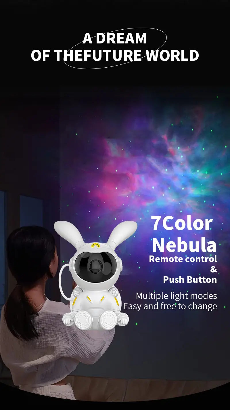 White Space Rabbit Figurine Modern Simplicity Up to 36V