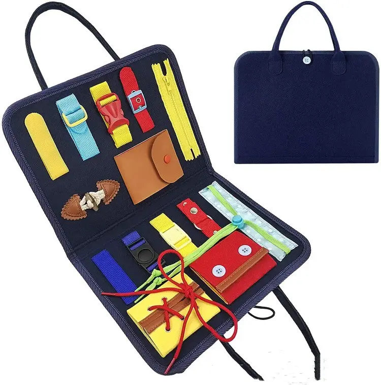 Felt Activity Board for Toddlers Development and Motor Skills