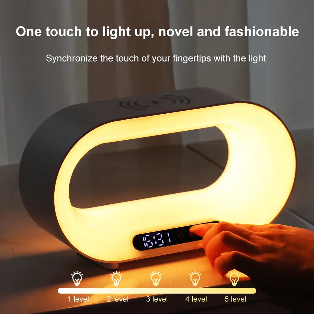 Smart Sleep Alarm Clock with APP Controlled Dimmable Night Light