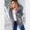 CozyChic Denim: Fur-Collar Mid-Length Coat - LauBelle Brand