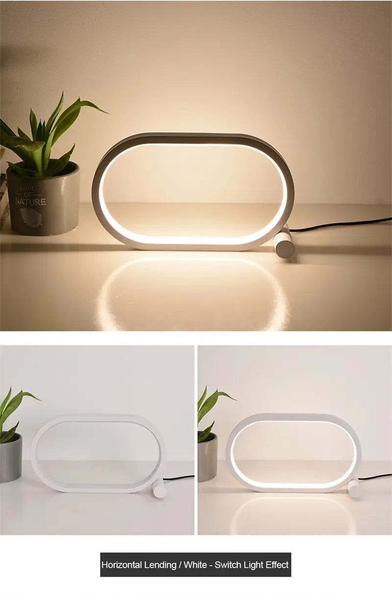 Seiko Iron LED Lamp with Elegant Minimalist Design