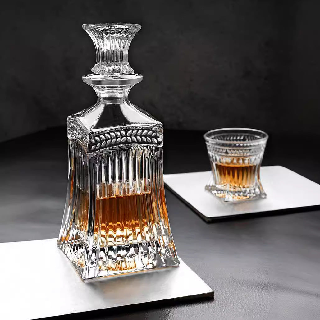 Imported Crystal Glass Foreign Wine Brandy Whisky Wine Bottle Wine Decanter - LauBelle