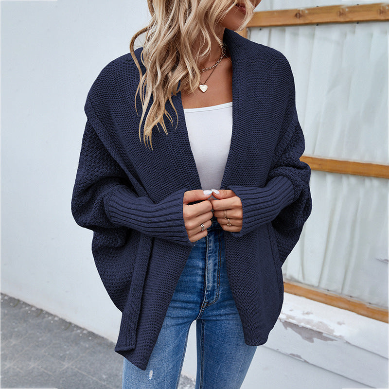 CozyLuxe Batwing Knit Cardigan - Women's Fall Fashion - LauBelle