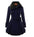 Elegant Women's Slim Woolen Belted Windbreaker - LauBelle Brand