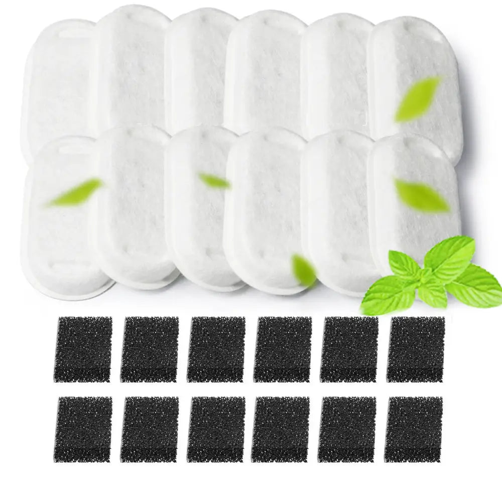 2.2L Faucet Strip Window Pet Water Dispenser for Dogs and Cats Runway filter 12PC / No plug