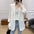 Elegance Blazer: Slim Fit Office Stand Collar - LauBelle Brand