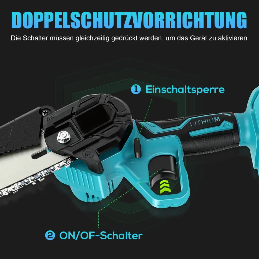 21V Mini Chain Saw Wireless Single Hand Saw for Wood Cutting 4 to 6 Inch W13213683 5