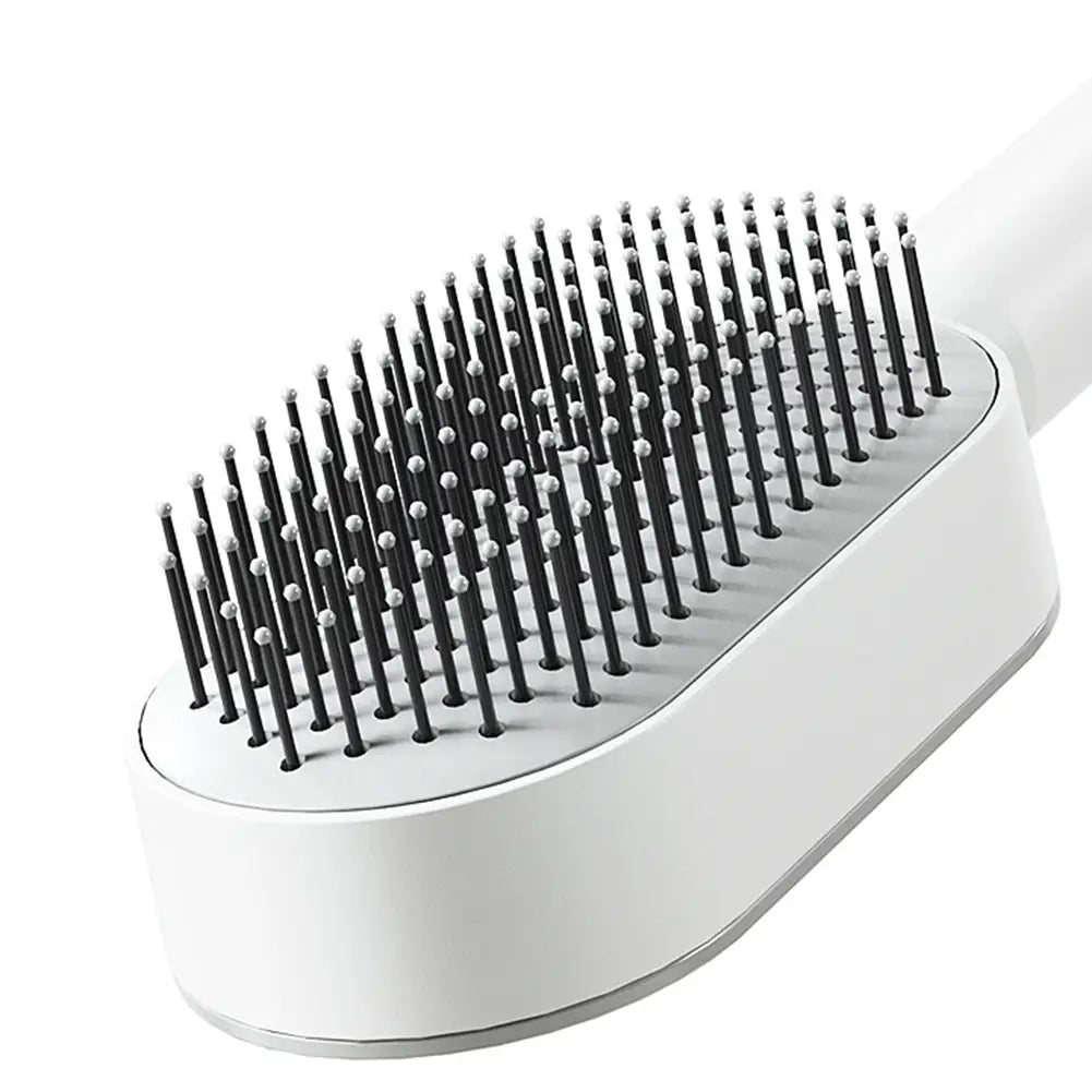 Self Cleaning Hairbrush with 3D Air Cushion for Healthy Hair