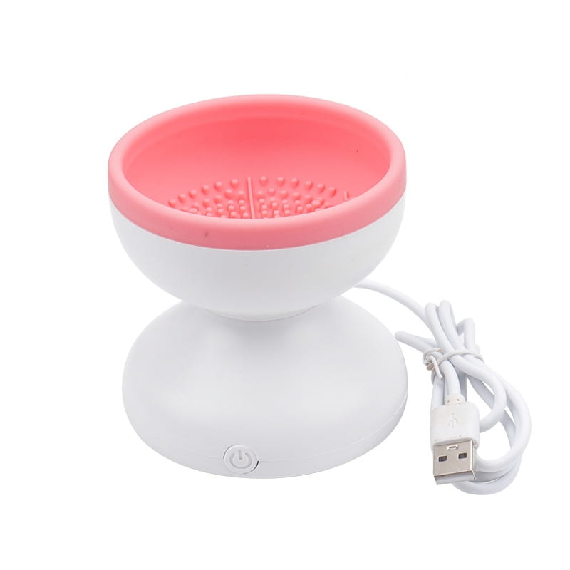 Melanther Electric Makeup Brush Cleaner with Premium Motor and Silicone Container