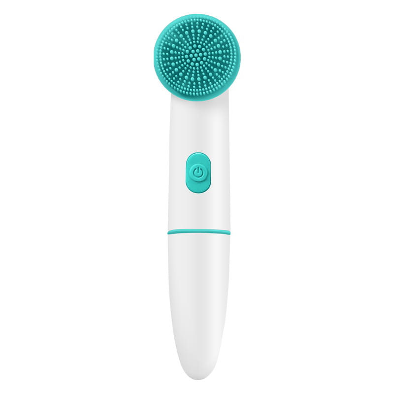 Silicone and PBT Waterproof Electric Cleaning Brush Pink Blue