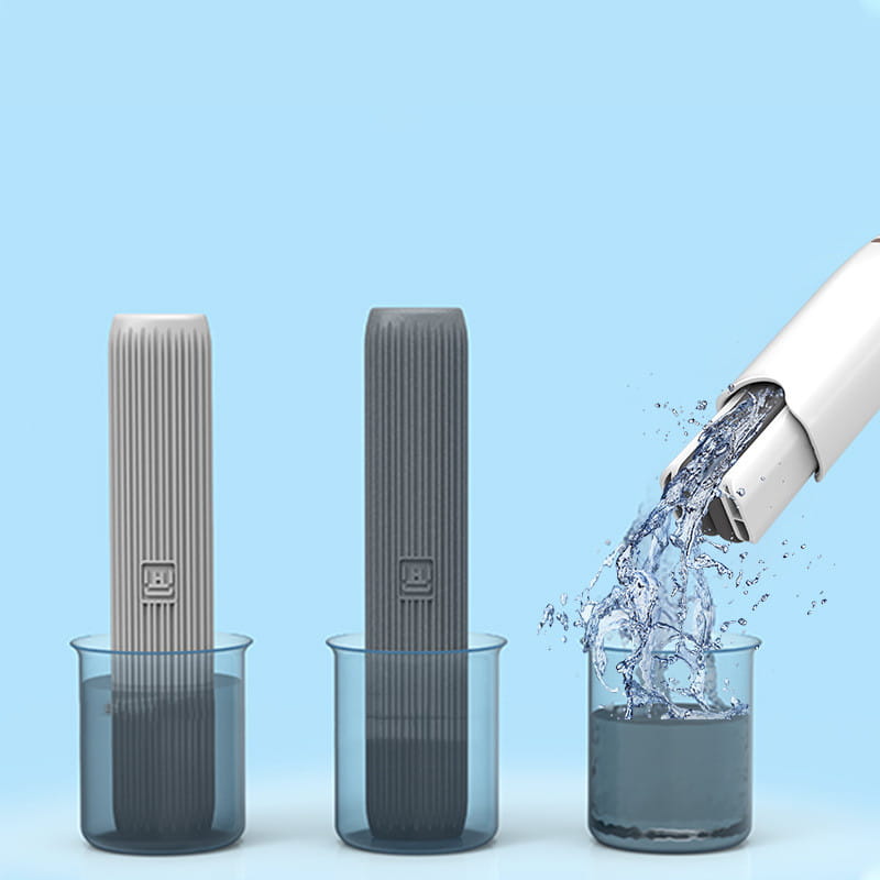 Compact Single Hand Grip Mop with Ring Push Pull Dehydration System
