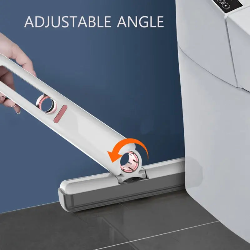 Compact Single Hand Grip Mop with Ring Push Pull Dehydration System