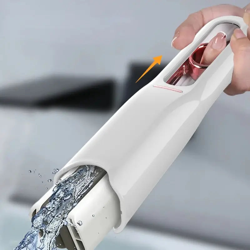 Compact Single Hand Grip Mop with Ring Push Pull Dehydration System