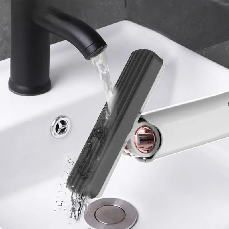 Compact Single Hand Grip Mop with Ring Push Pull Dehydration System