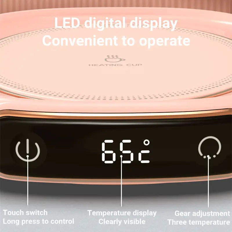 Electric Coffee and Tea Mug Warmer Plate for Home or Office