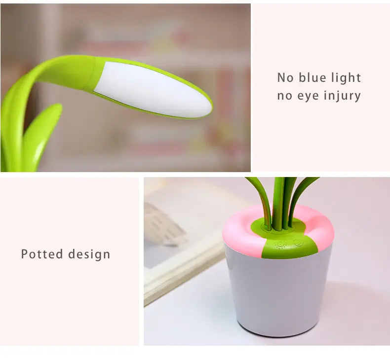 Adjustable Brightness LED Lamp with Night Light Mode