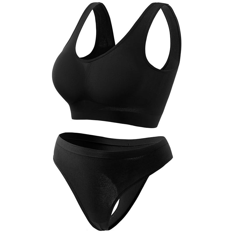 Yoga-Unterwäsche für Frauen, dünn, kleine Brüste, Push-Up