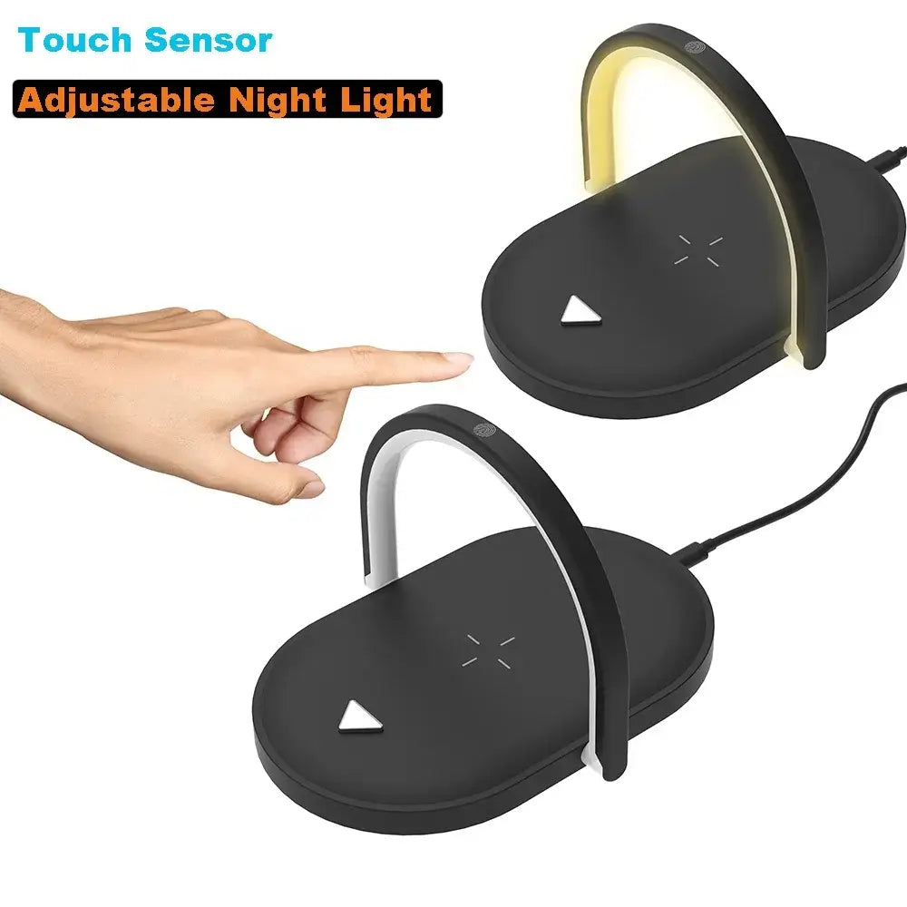 Wireless Fast Charger and Adjustable Phone Holder