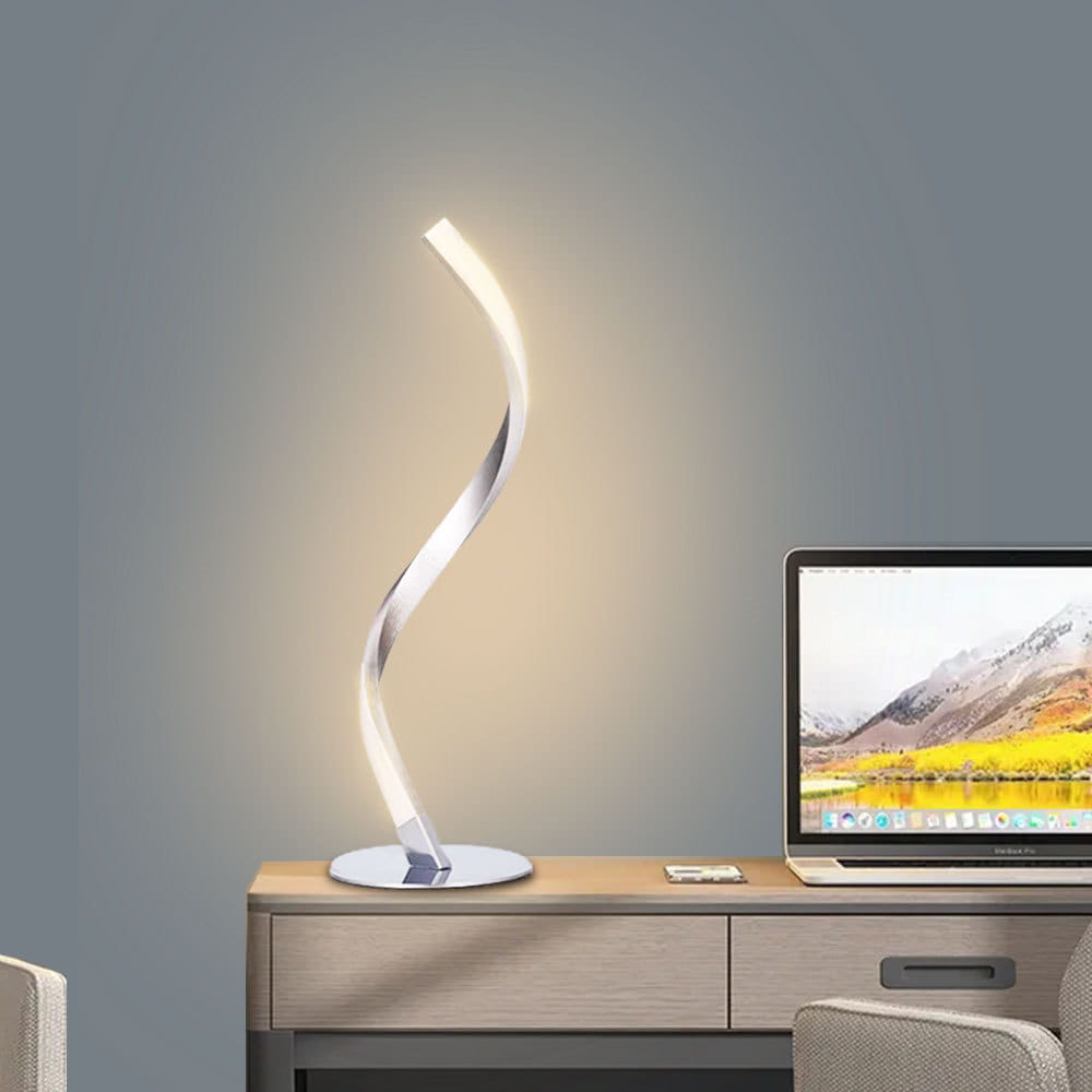 Adjustable LED Table Lamp with Multiple Lighting Modes and Aluminum Body