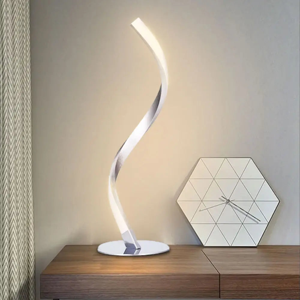 Adjustable LED Table Lamp with Multiple Lighting Modes and Aluminum Body