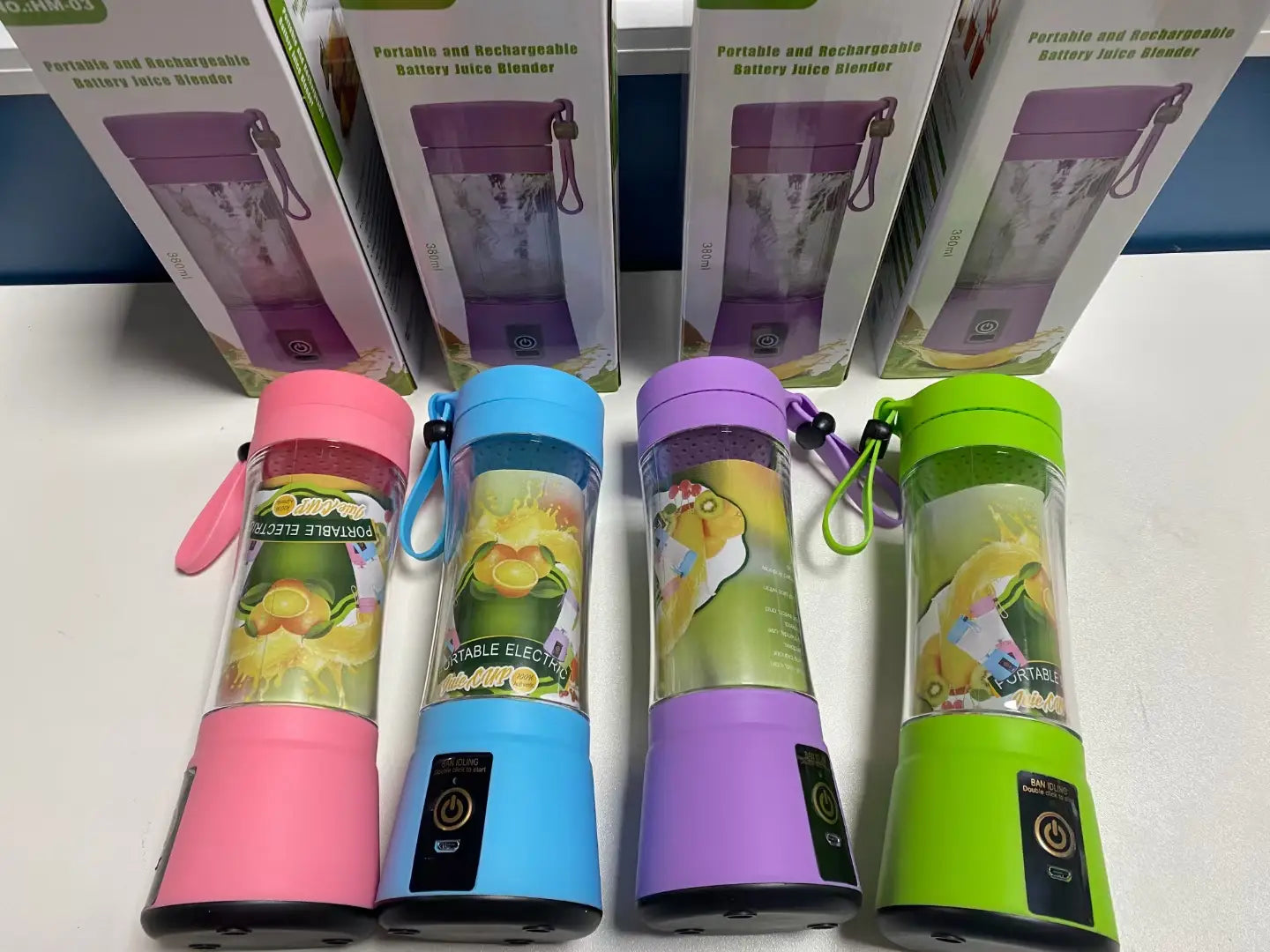 Six 6 Blade Portable Blender for Smoothies and Juices