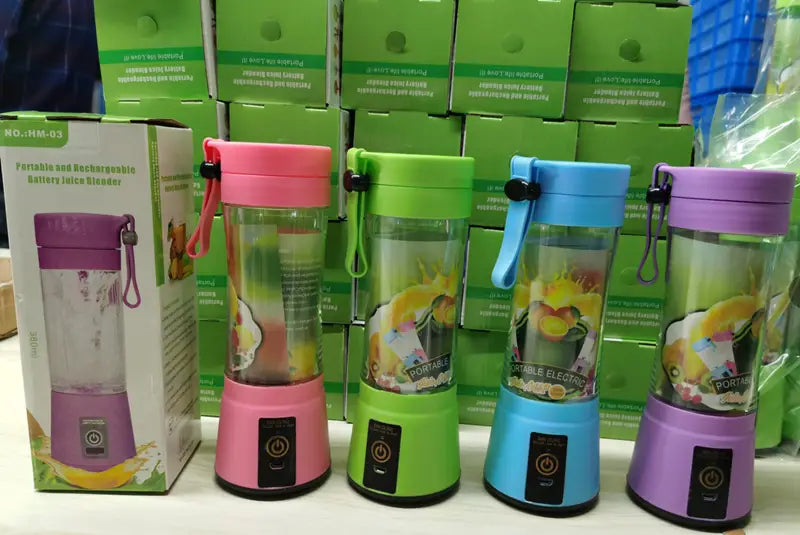 Six 6 Blade Portable Blender for Smoothies and Juices