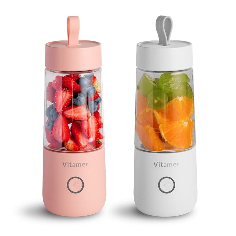 Portable Blender and Juicer Bottle with High Speed Motor